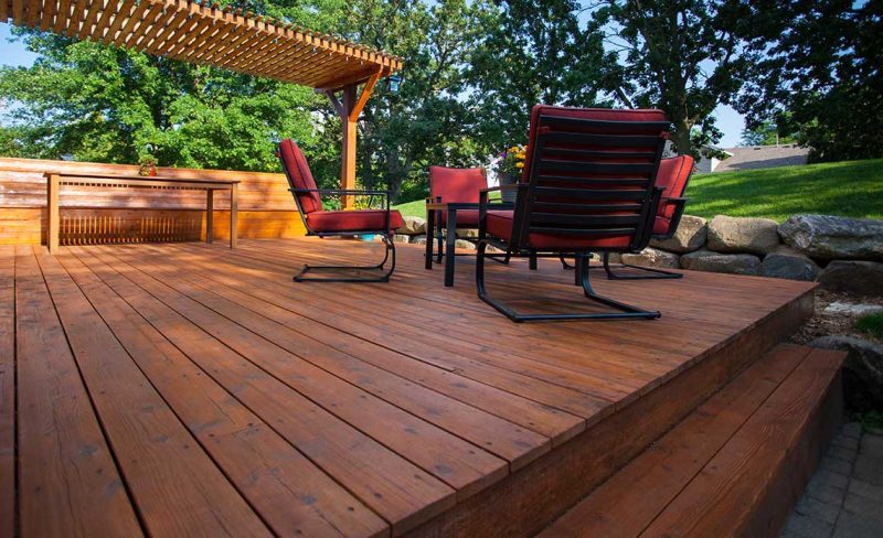 Stained Decking