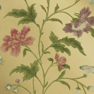 China Rose Emerald Lustre Little Greene Wallpaper