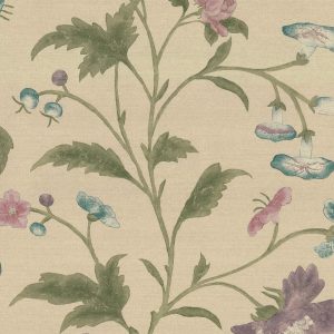 China Rose Sage Little Greene Wallpaper