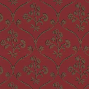 Cranford Cherry Gold Little Greene Wallpaper