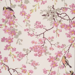 Massingberd Blossom Mineral Little Greene Wallpaper