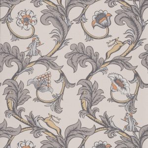 Stag Trail Sterling Little Greene Wallpaper