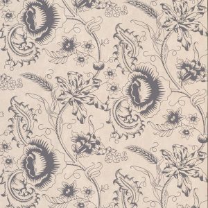 Woodblock Mono Knightsbridge Little Greene Wallpaper